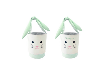 Easter Bunny Basket - Green