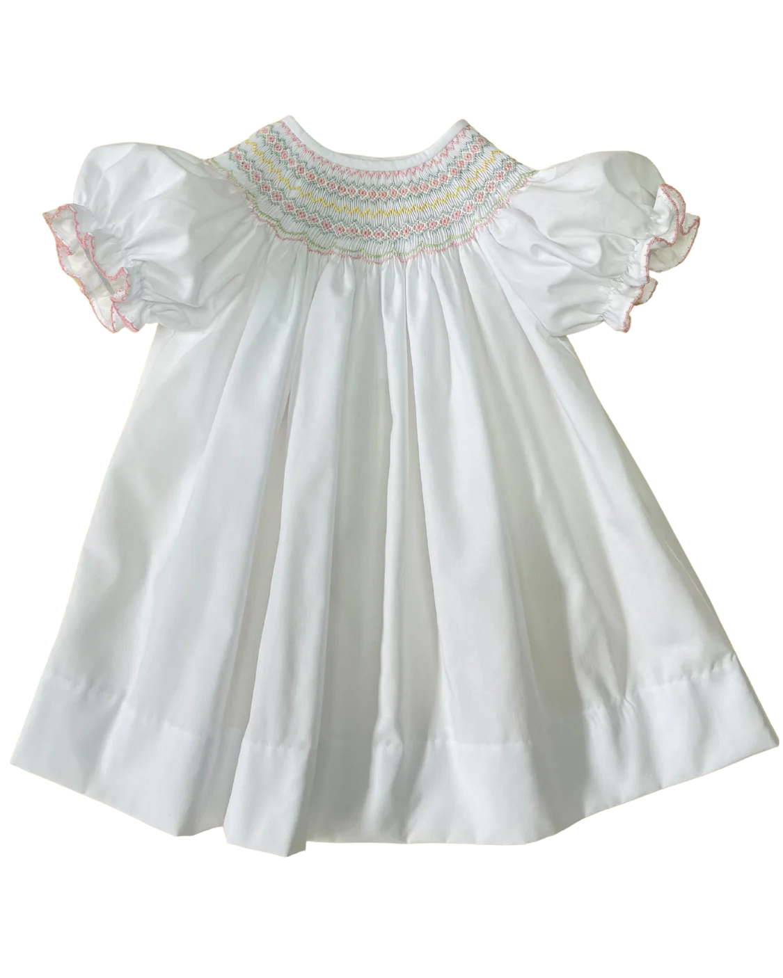 Lulu Bebe Emma White Smock Bishop