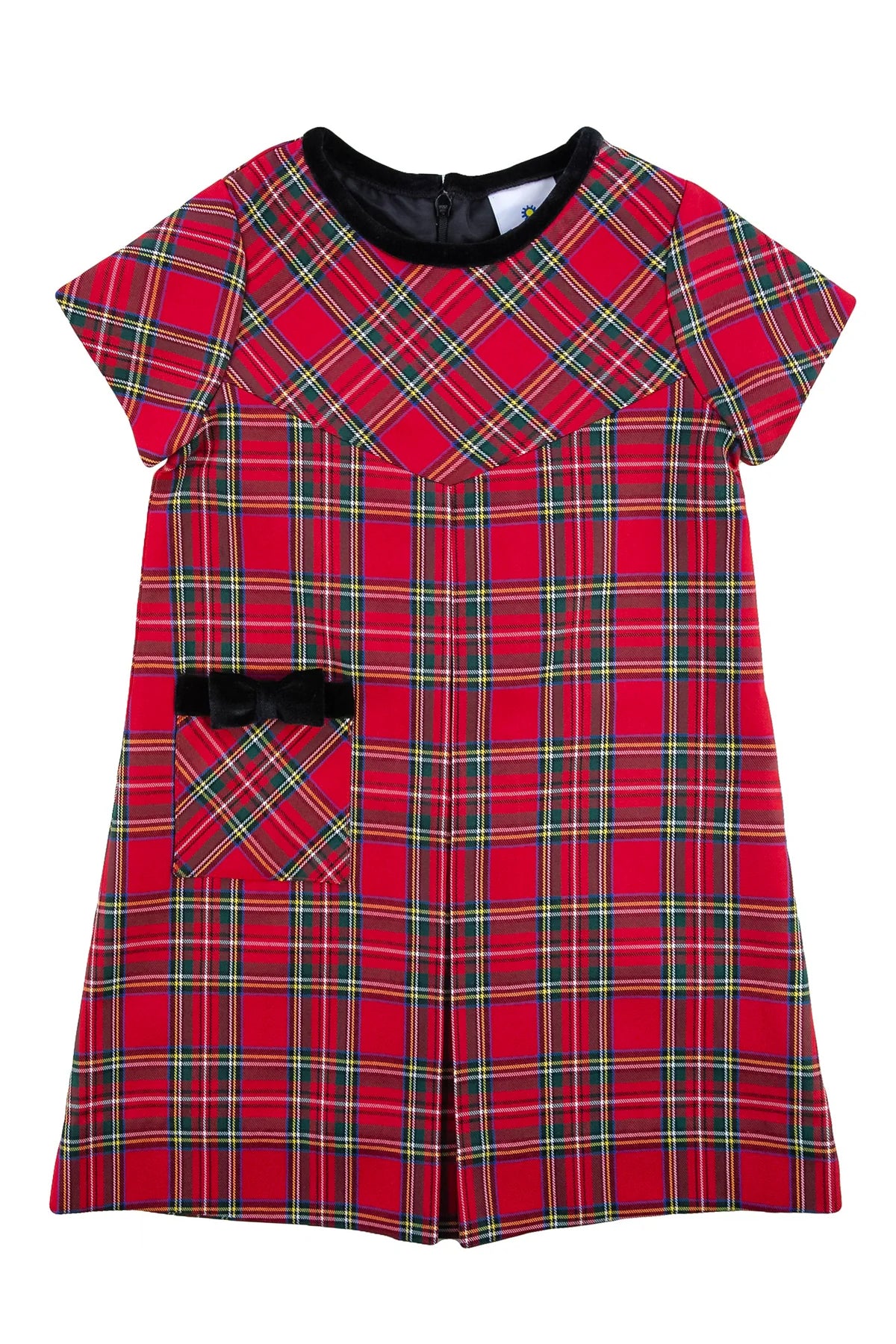 Florence Tartan Pleat Pocket Dress