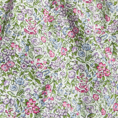 Pleated Caroline Dress - Lavender Gables Floral