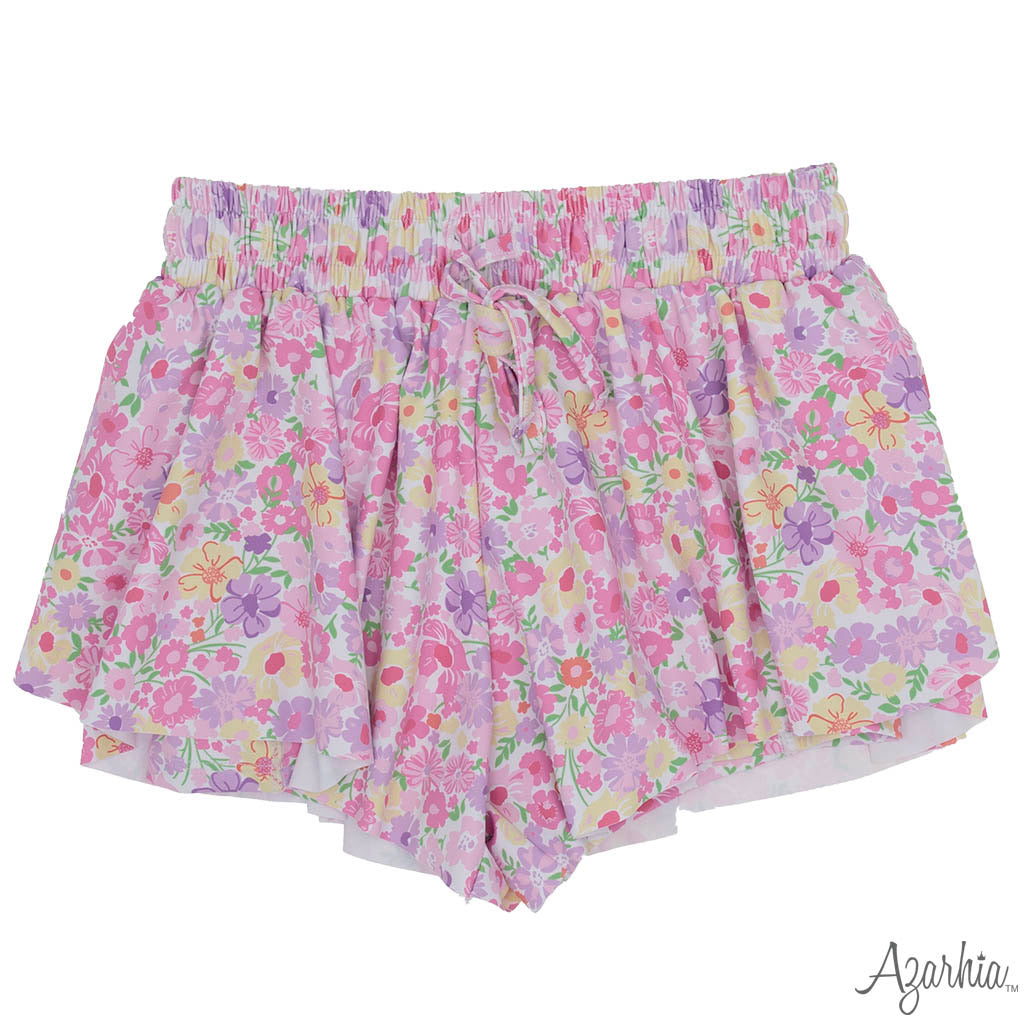 Butterfly Shorts - Fall Flowers