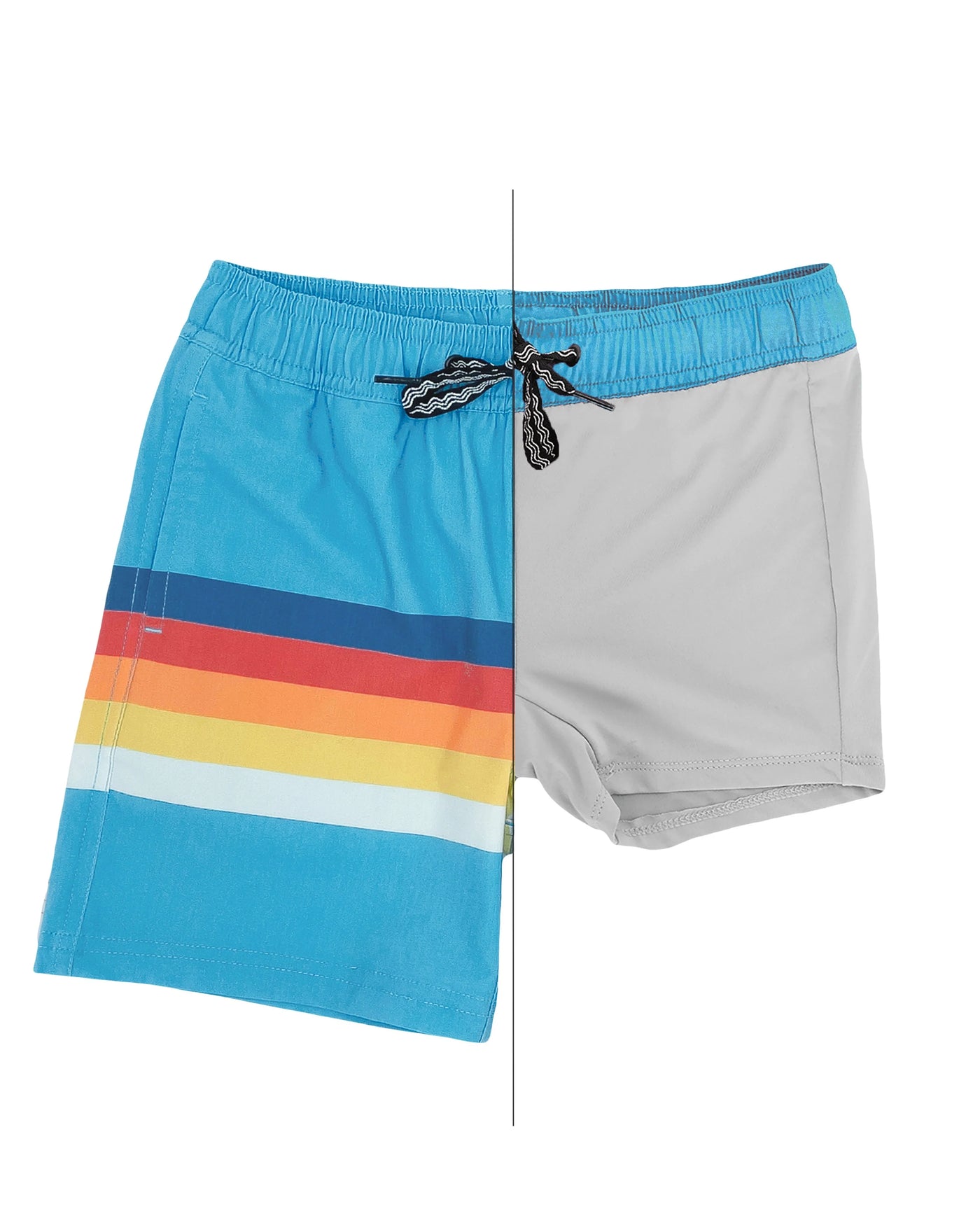 Stripe Volley Blue Grotto Trunk