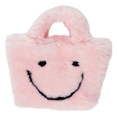 Malibu Sugar Fuzzy Smiley Purse