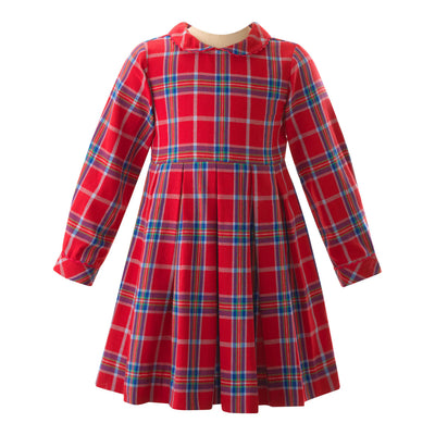 Rachel Riley Tartan Pleated Dress