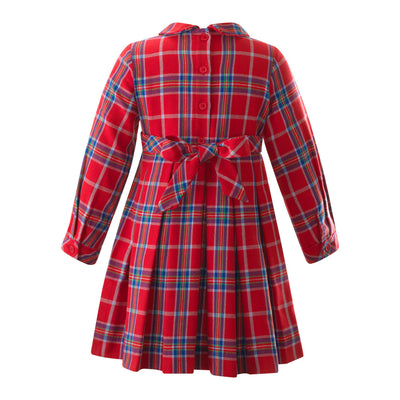 Rachel Riley Tartan Pleated Dress