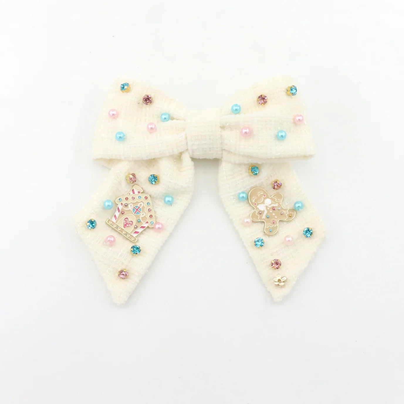 Poppyland Hair Bow - Gingerbread House