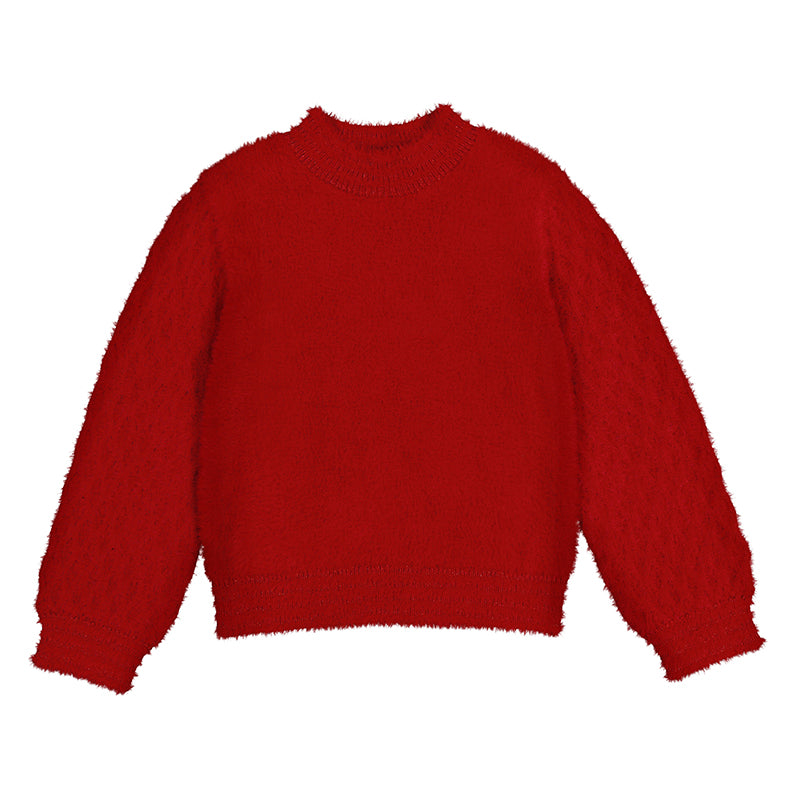 Fur Sweater - Red