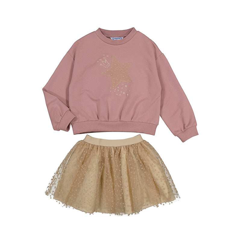 Mayoral Tulle Skirt Set