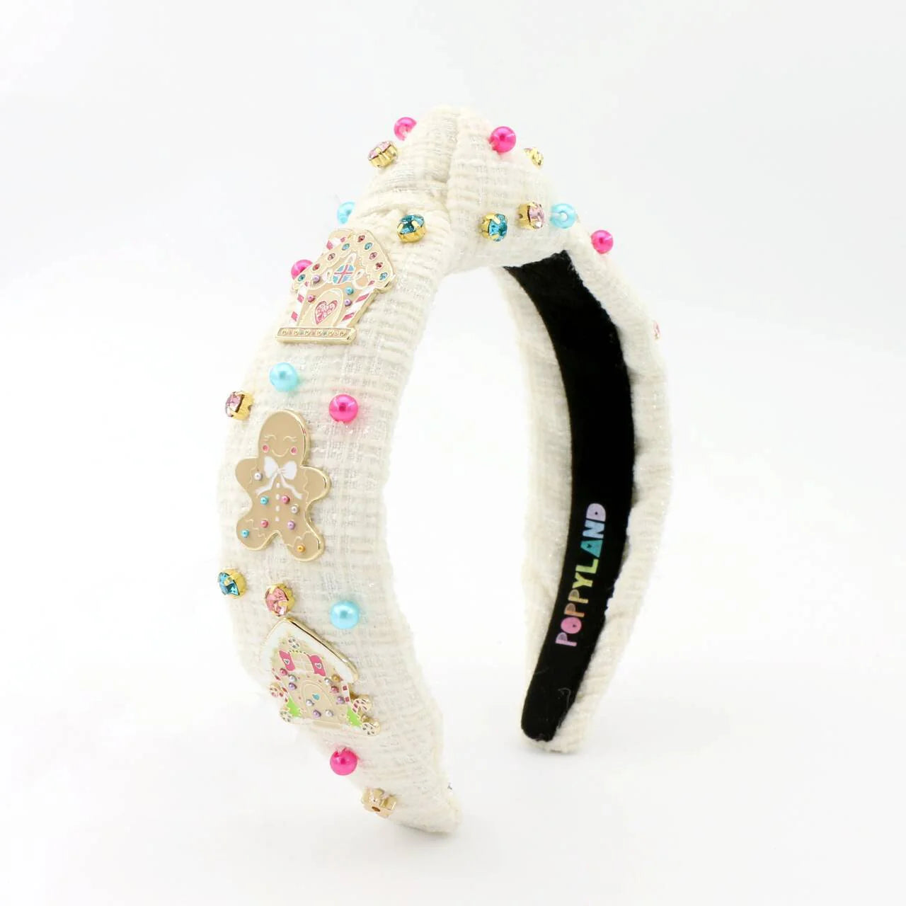 Poppyland Headband - Tweed Gingerbread House