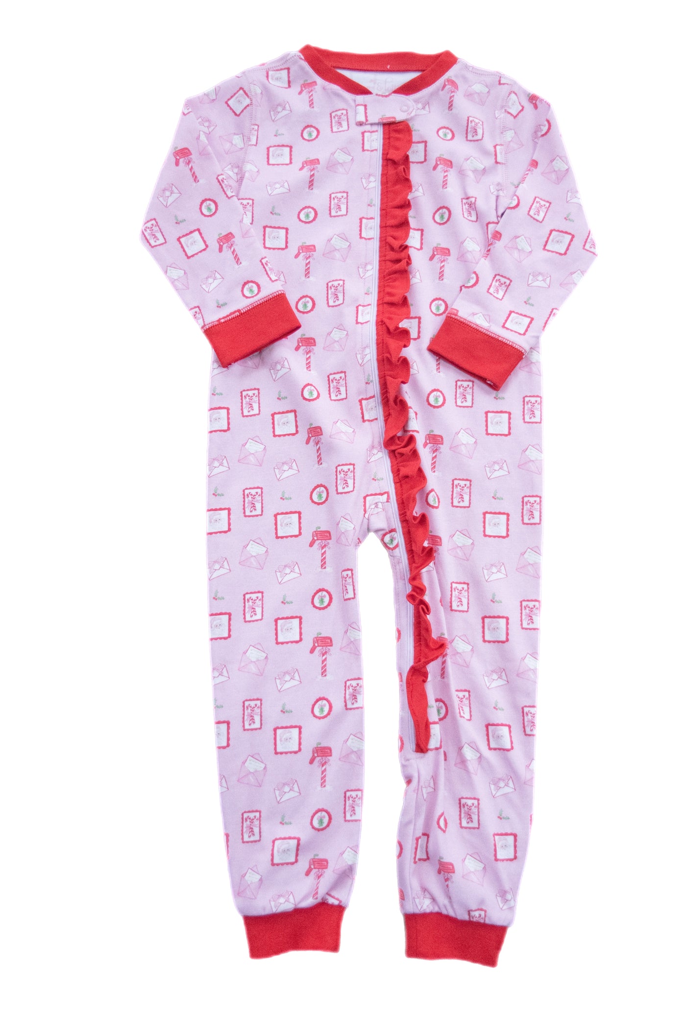 Letter to Santa Pima Girl 1pc Zip PJ **PRE-SALE**