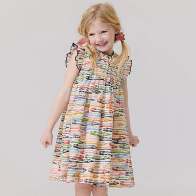 Stevie Dress - Colored Pencils