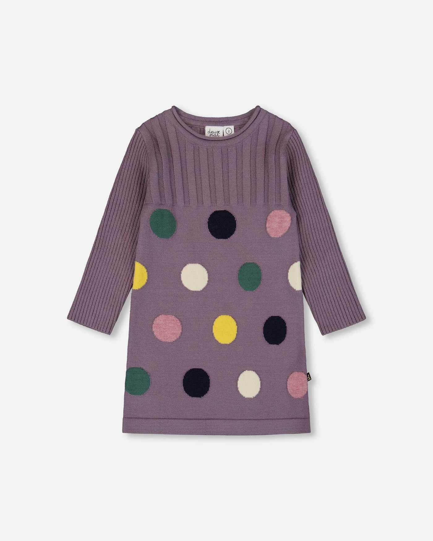 Knitted Jacquard Dress - Dusk