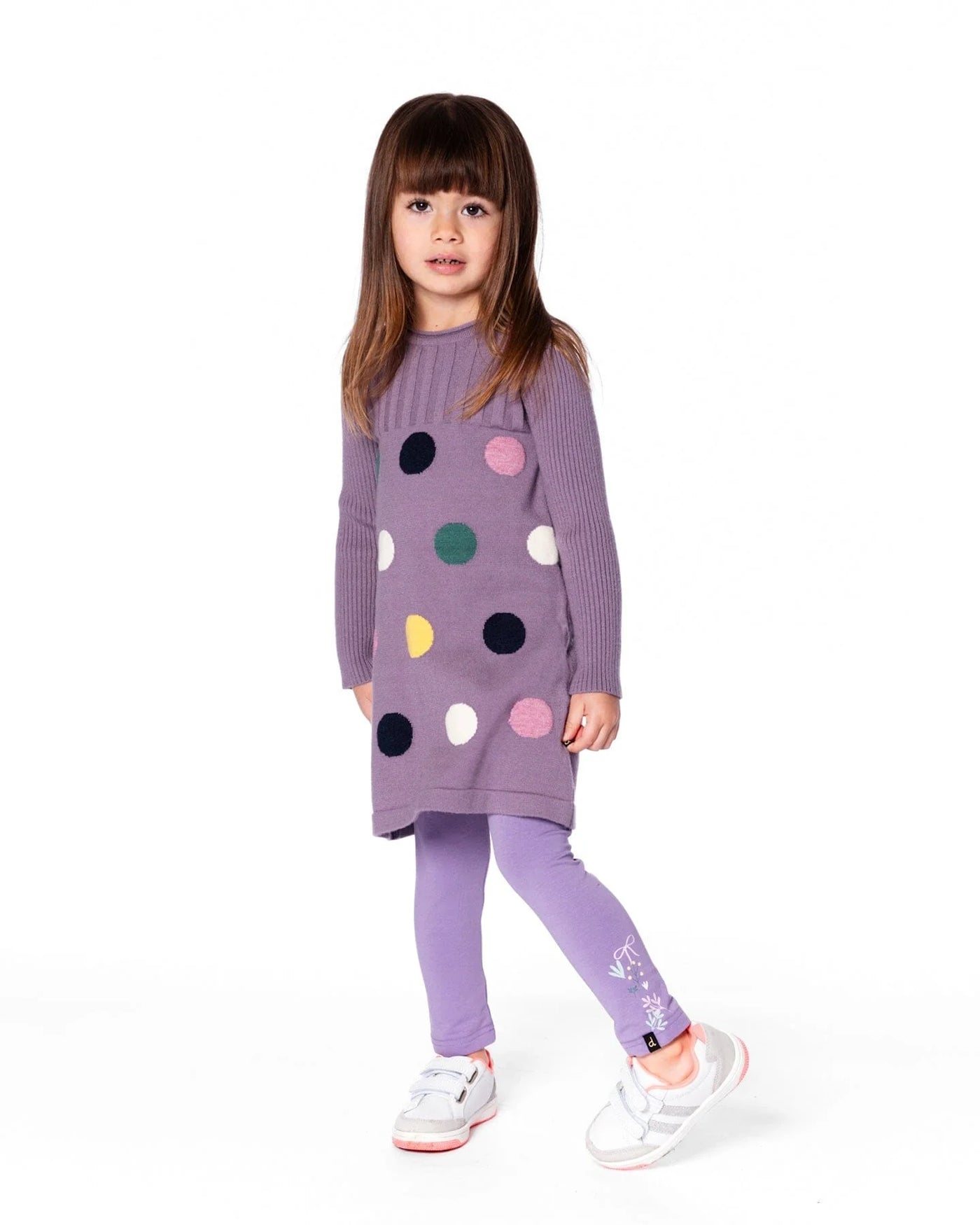 Knitted Jacquard Dress - Dusk