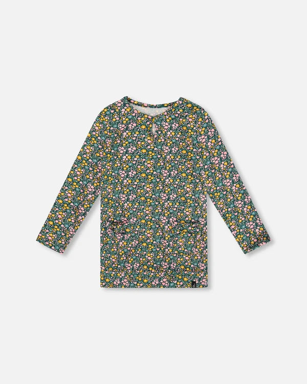 Tunic - Printed Flowers On
