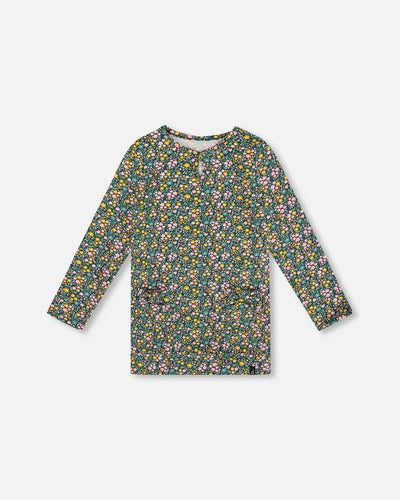 Tunic - Printed Flowers On