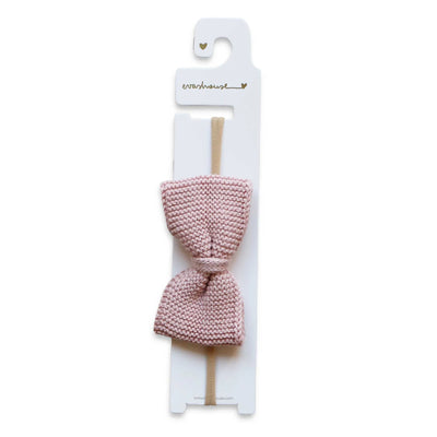 Evashouse Knit Bow Soft Headband