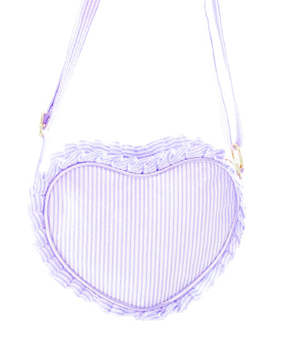 Heart Purse in Lilly Lavender