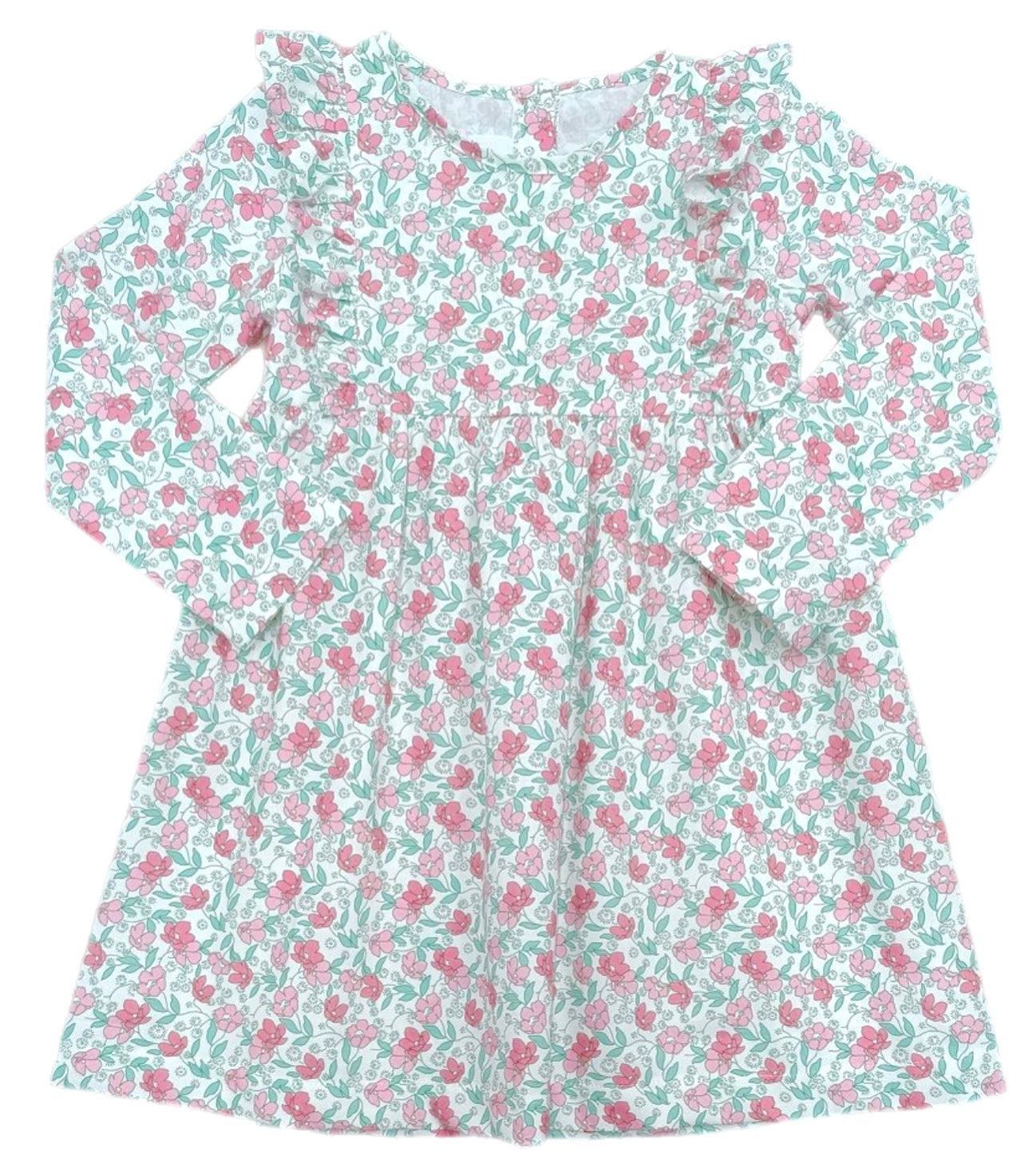 Harper Floral Green/Pink Harper Dress **PRE-SALE**