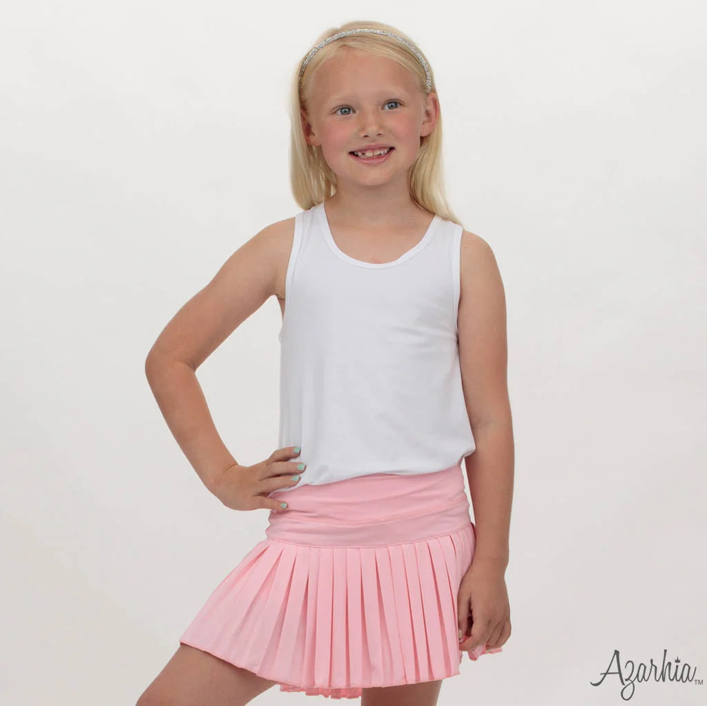 Pink Pleated Skort