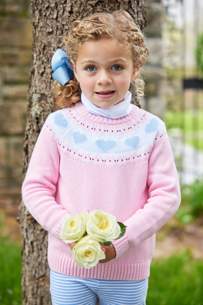 LE Hearts Fair Isle Sweater