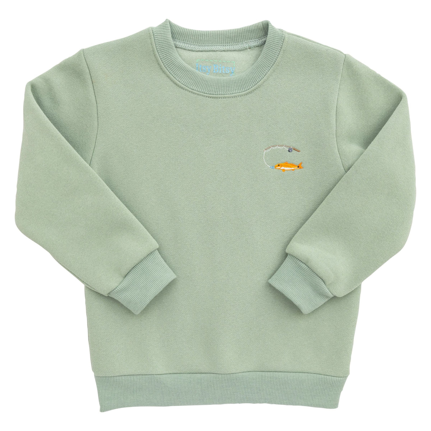 Green Pullover - Fishing Rod