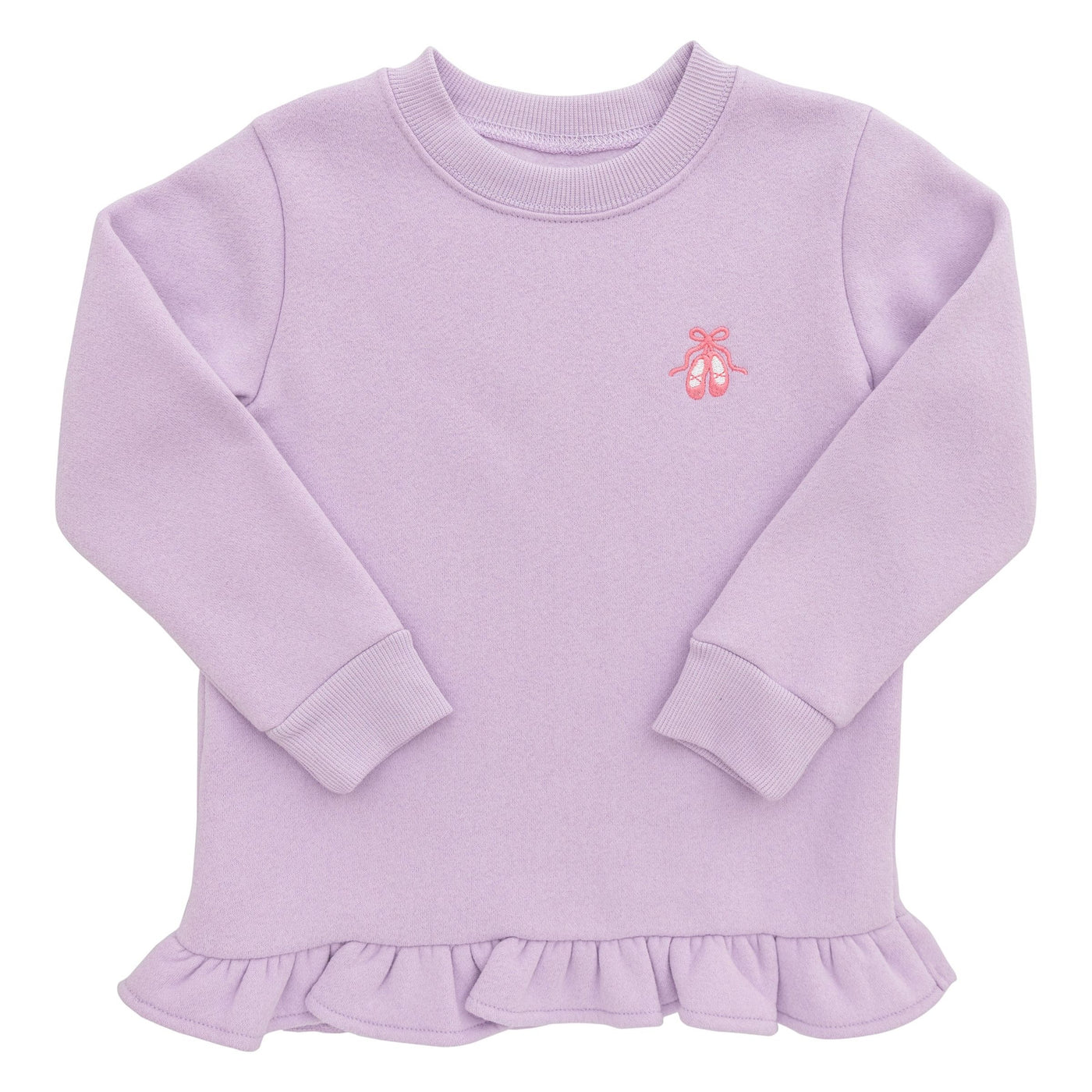Pink Ruffle Pullover - Ballet Shoes