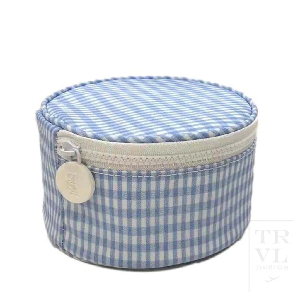 TRVL Roundup Jewel Case Gingham Mist