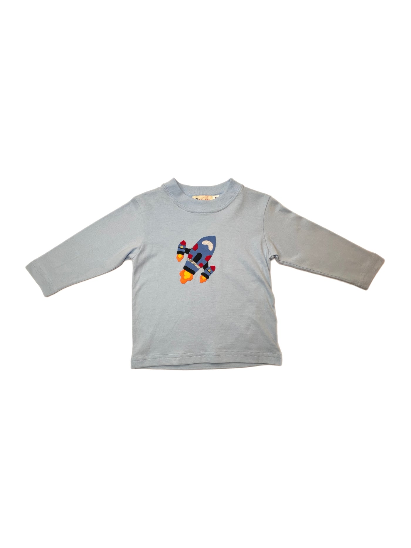 Luigi L/S Blue Rocketship Shirt