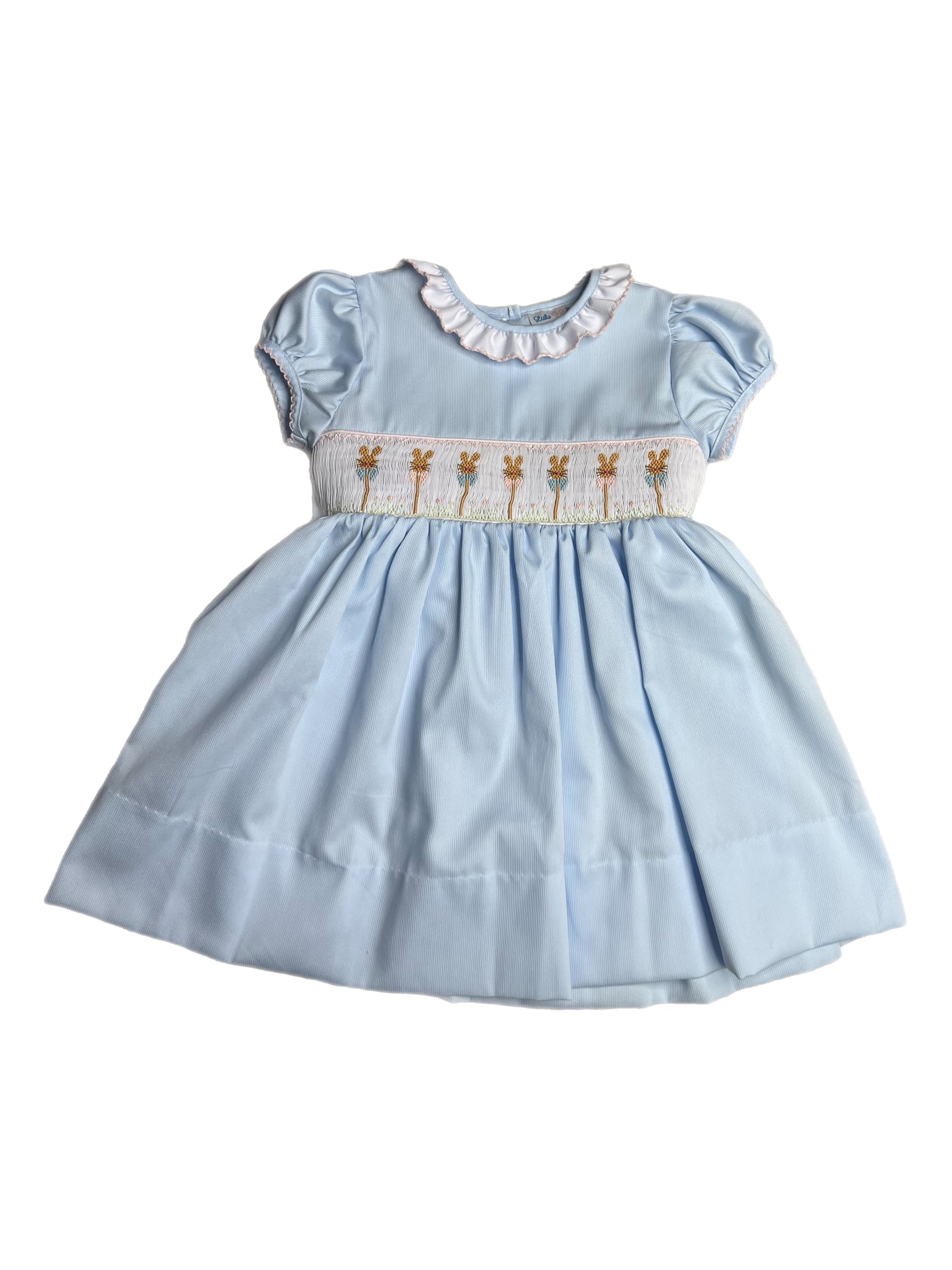 Rose Bunny Pop Smock Dress