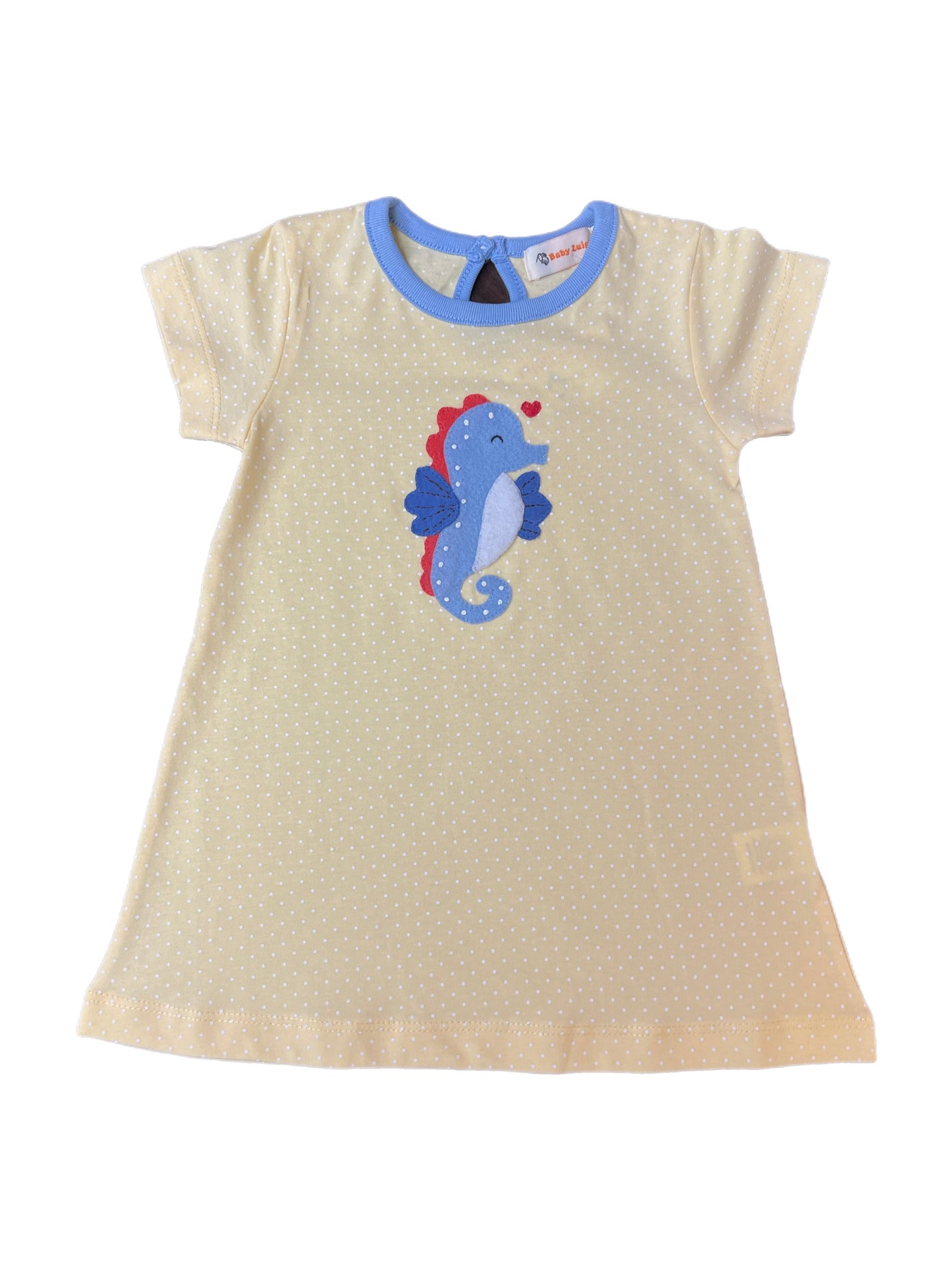 Yellow Seahorse Dress – Plaid Rabbit Gifts