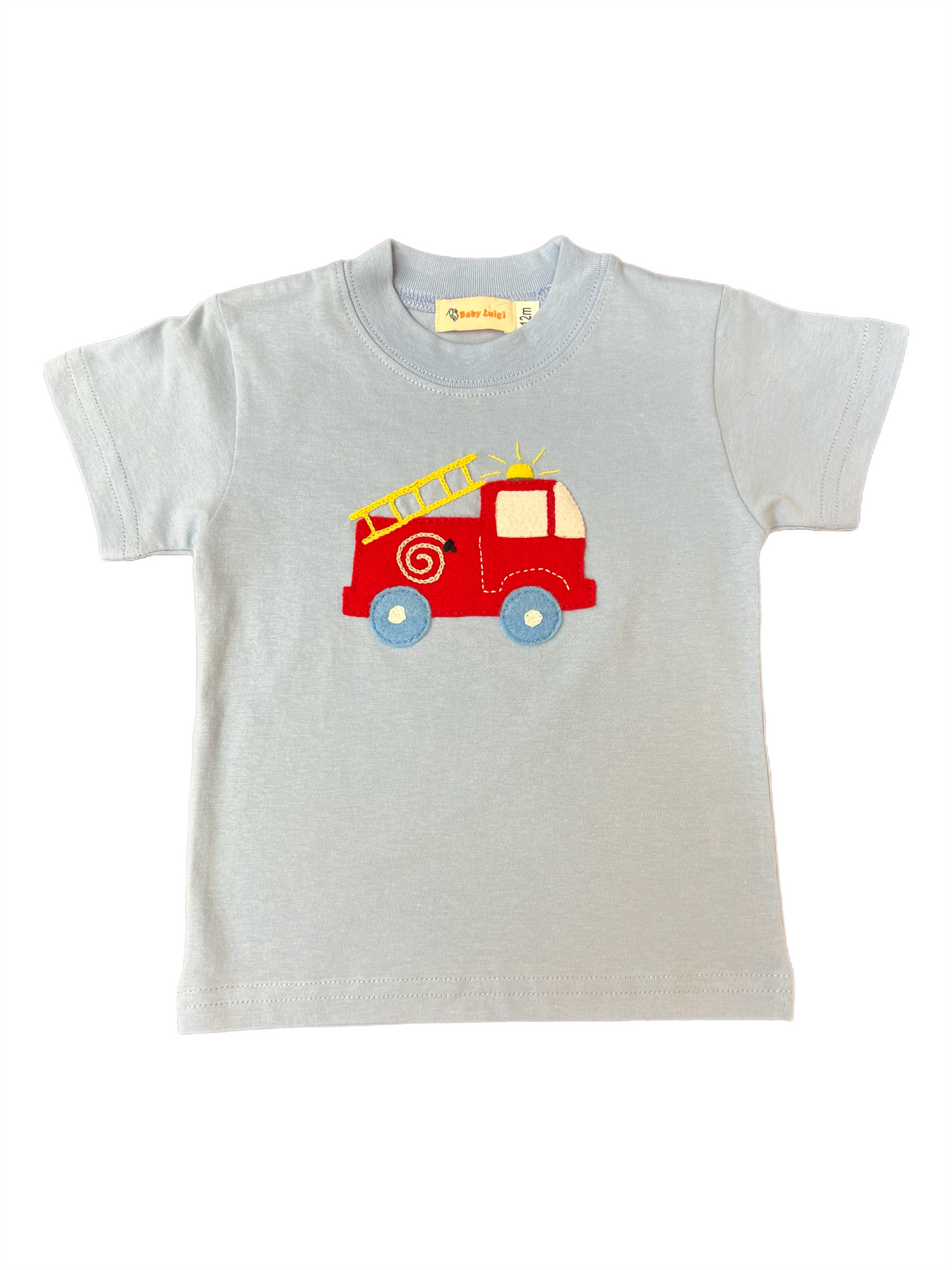 S/S Blue Firetruck T Shirt