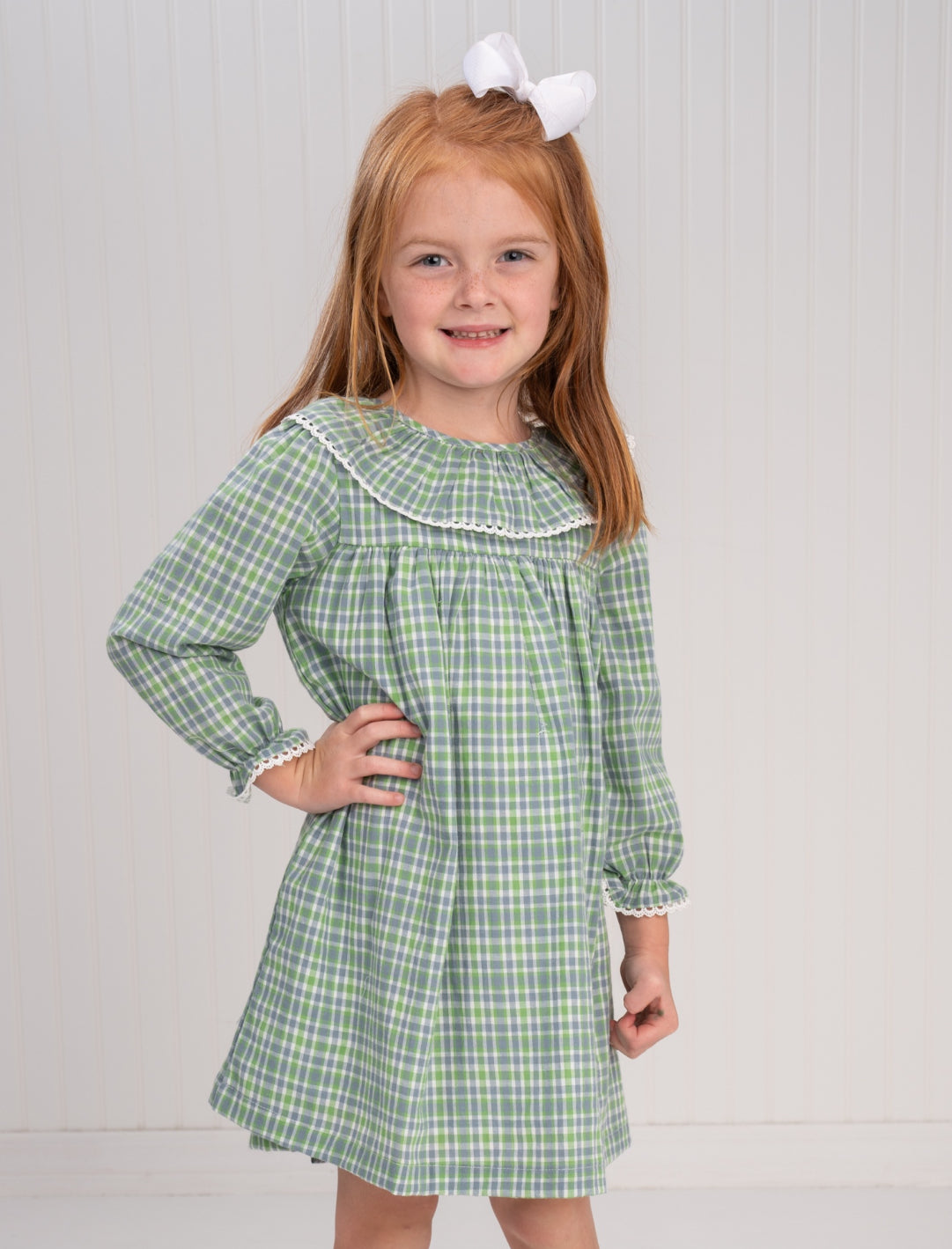 Hunter Dress - Bluegrass Plaid