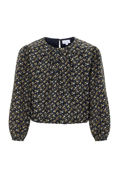 Wren Top - Midnight Floral