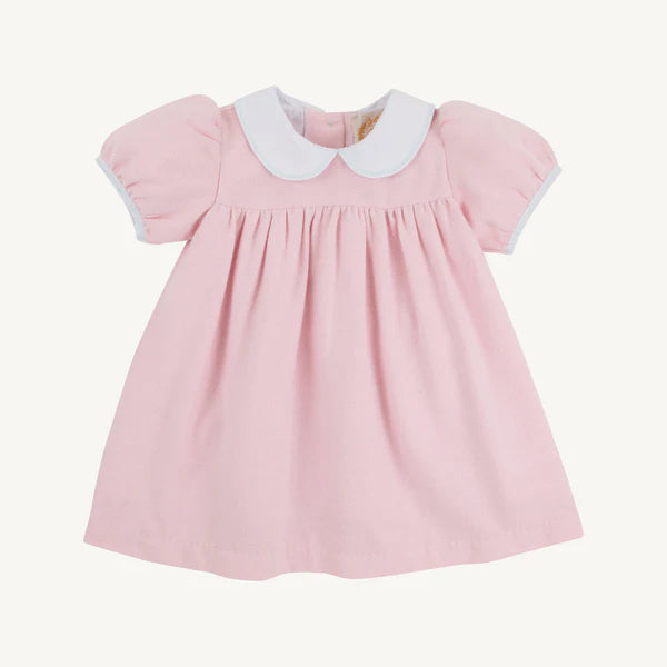 Adaire Dress - Pink Herringbone