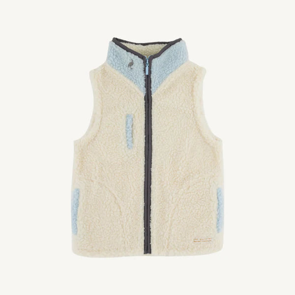 Van Camp Sherpa Vest - Palmetto Pearl/Blue/Gray