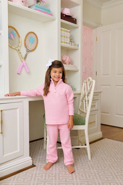 Quilted Gates Sweeney Sweatpant - Sandpearl Pink