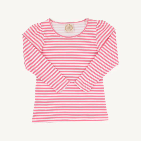 L/S Penny's Play Shirt - Romany Rose Stripe