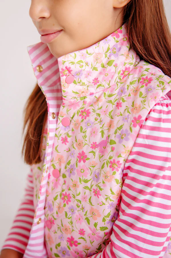 L/S Penny's Play Shirt - Romany Rose Stripe