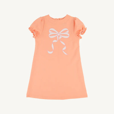 Eliza's Applique Dress - Seashore Sherbet/Pearl/Pink