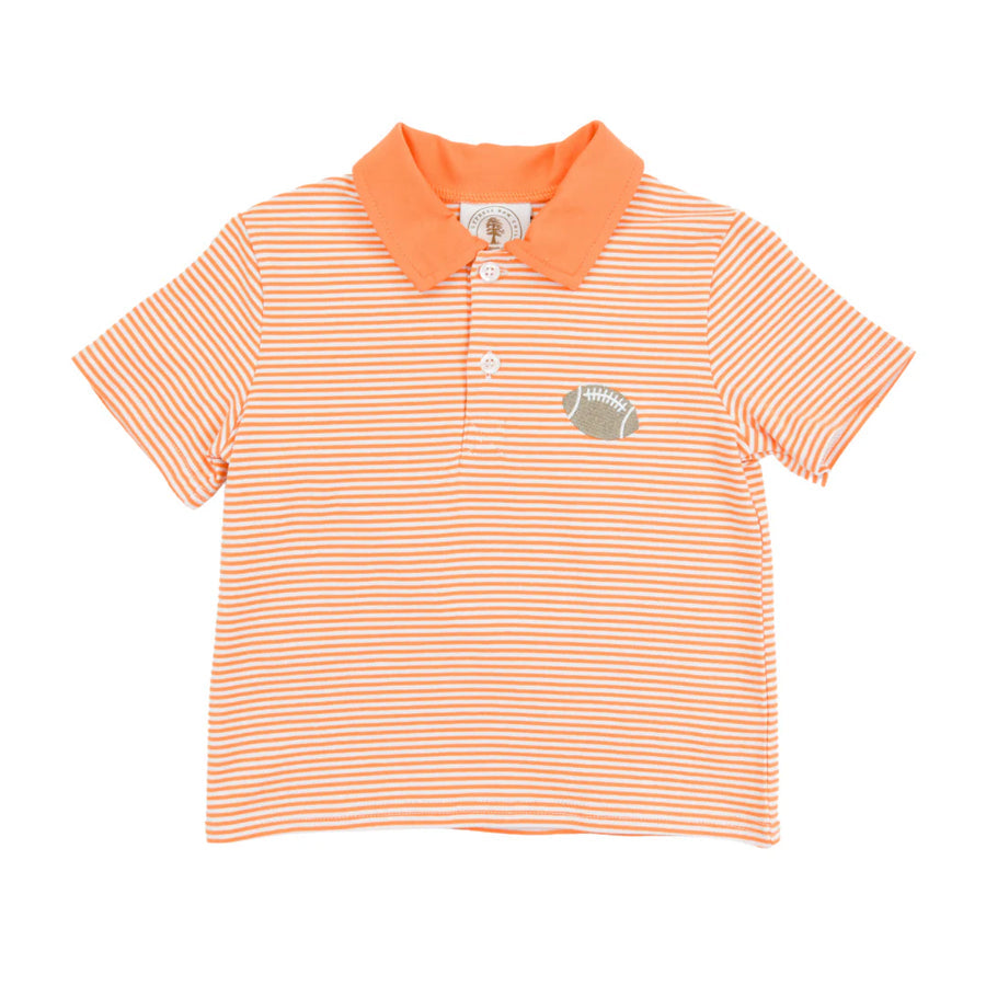 Orange Stripe Tailgate Polo