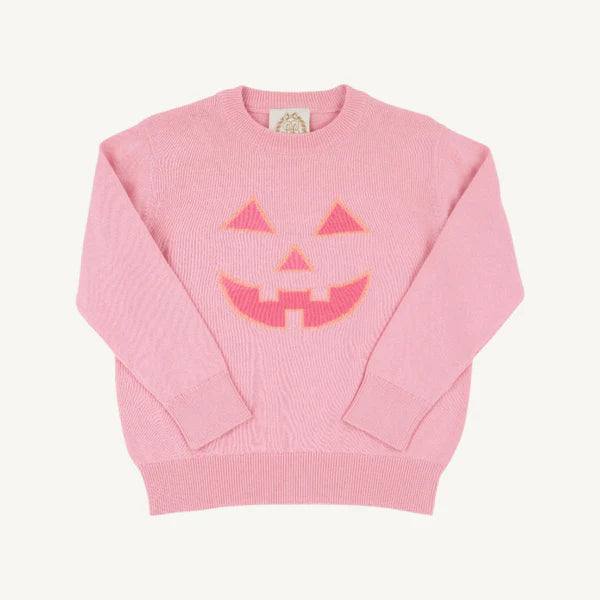 Isabelle's Intarsia Sweater Pumpkin Face