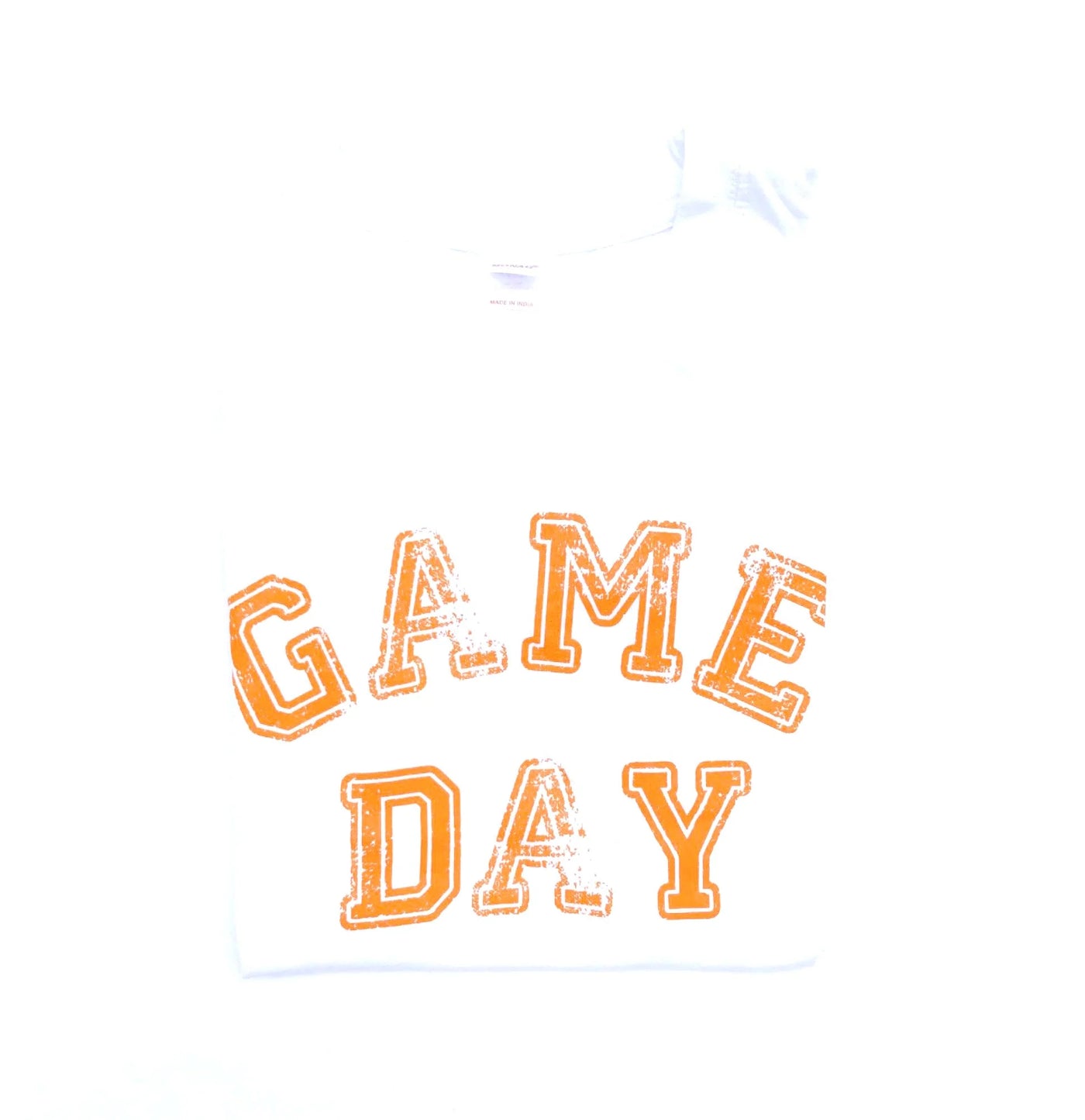 Game Day S/S Tee White / Orange