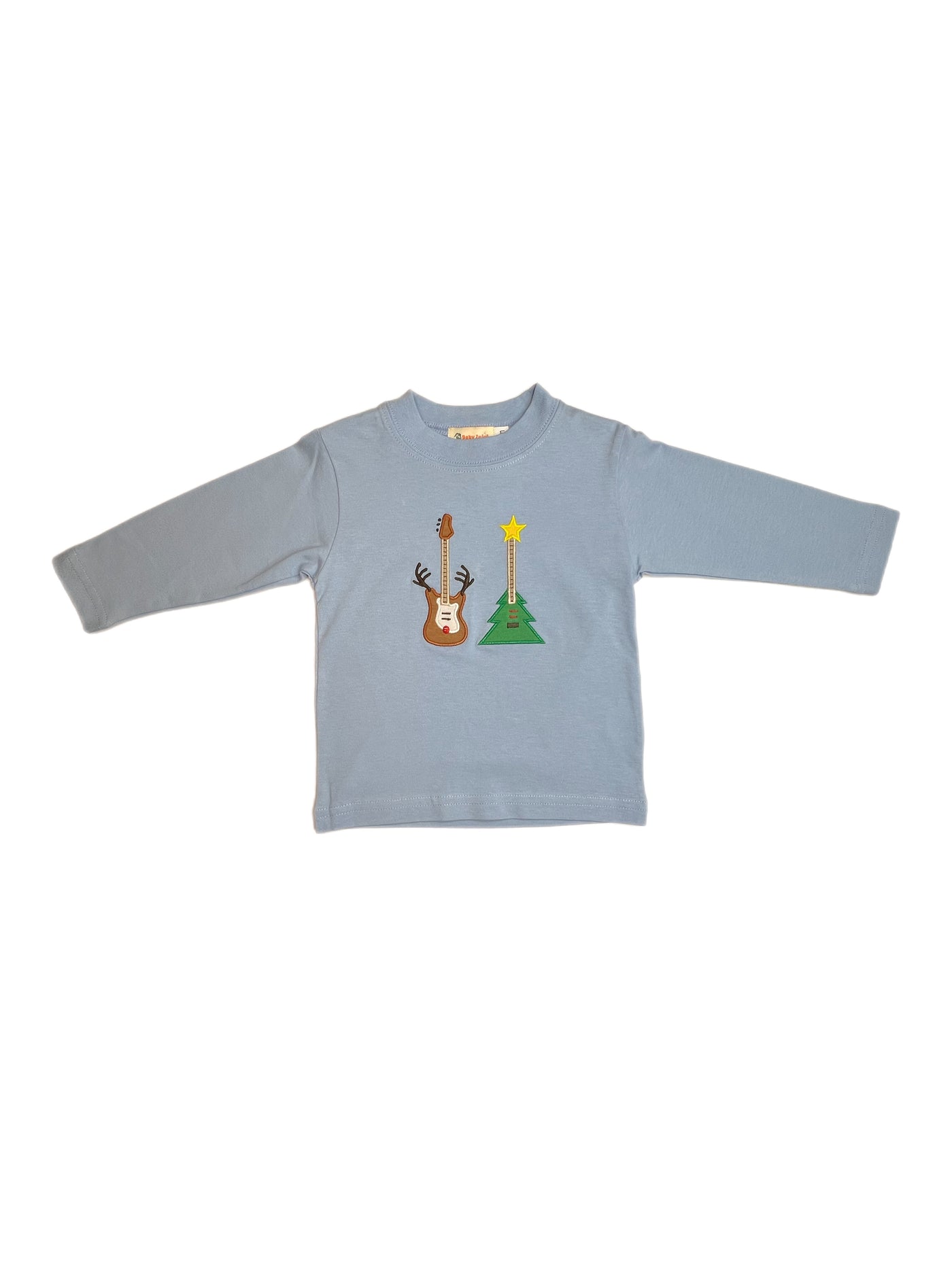 Luigi L/S Boy Christmas Guitars Shirt