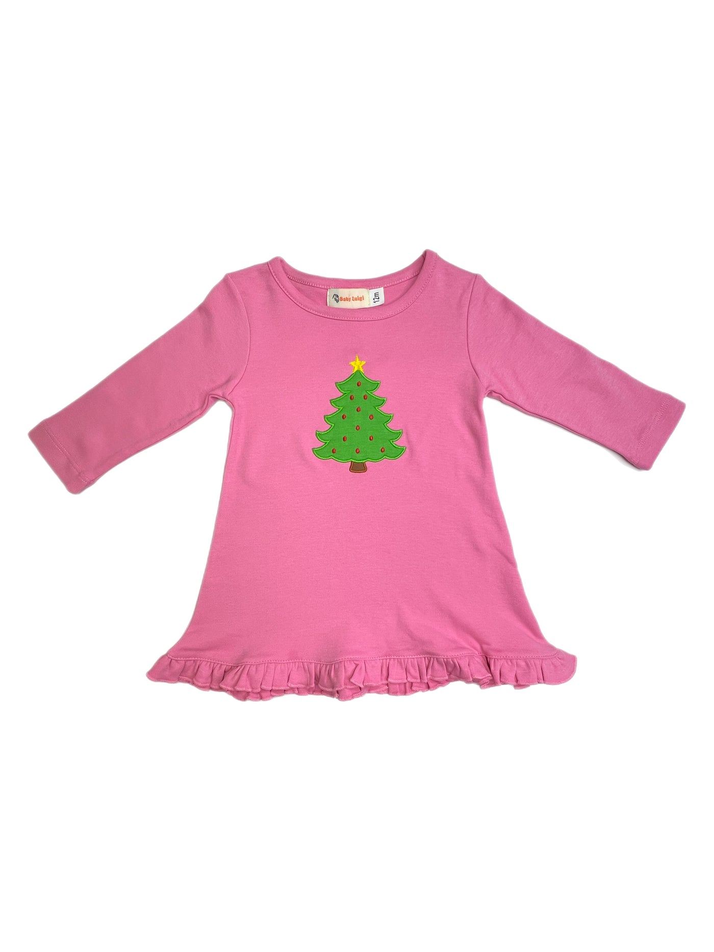 Luigi L/S Ruff Dress Tree & Star