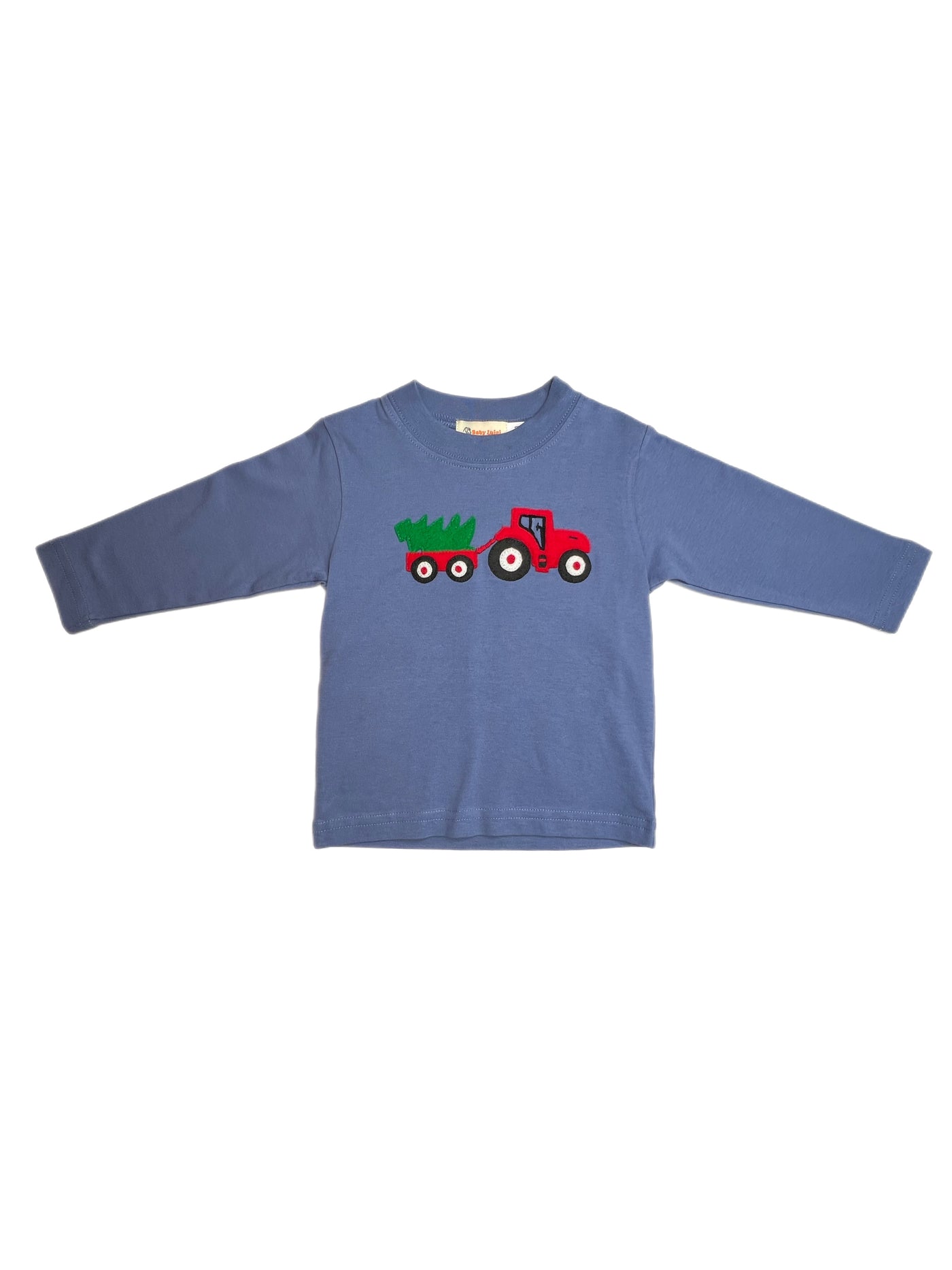 Luigi L/S Boy Tractor Tree  Shirt