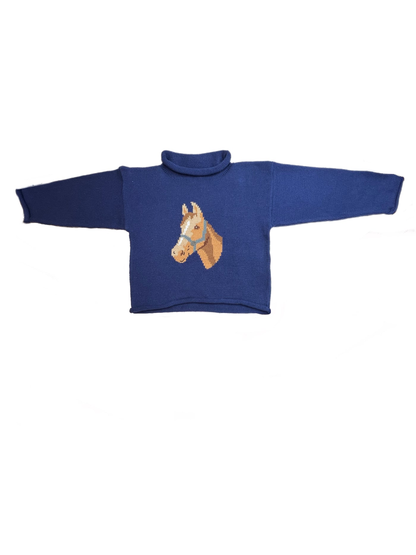 Luigi Rollneck Horse Sweater