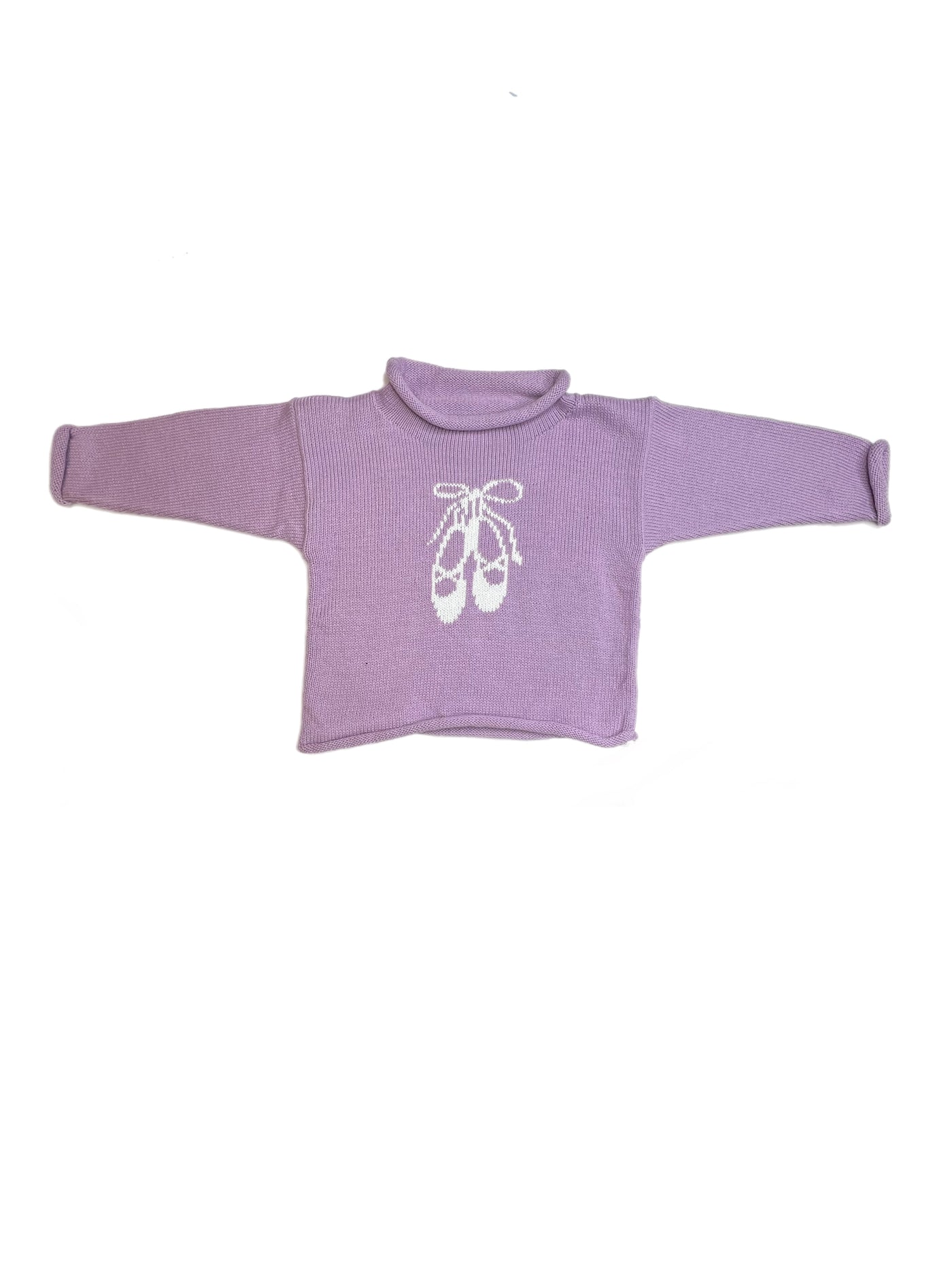 Luigi Rollneck Lilac Ballet Sweater