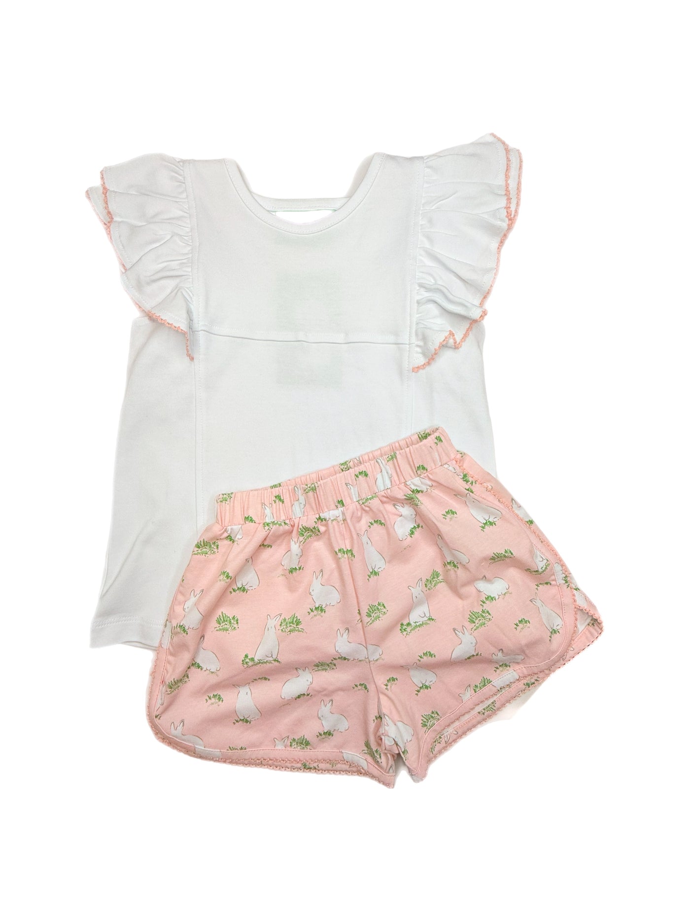 Sage & Lilly Bunny Ruffle Short Set