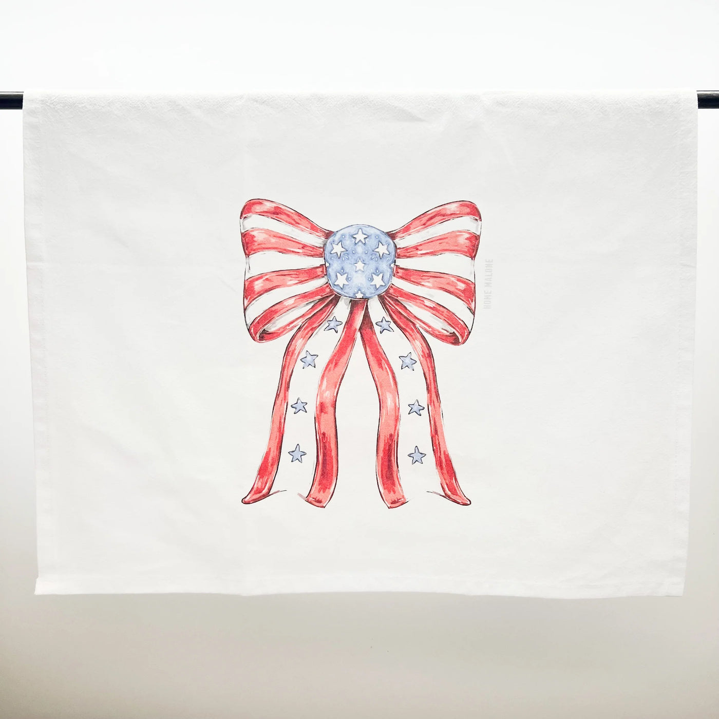 Patriotic Bow Tea Towel