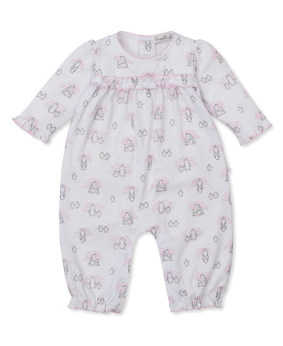 Playsuit - Snow Happy Penguins - Pink
